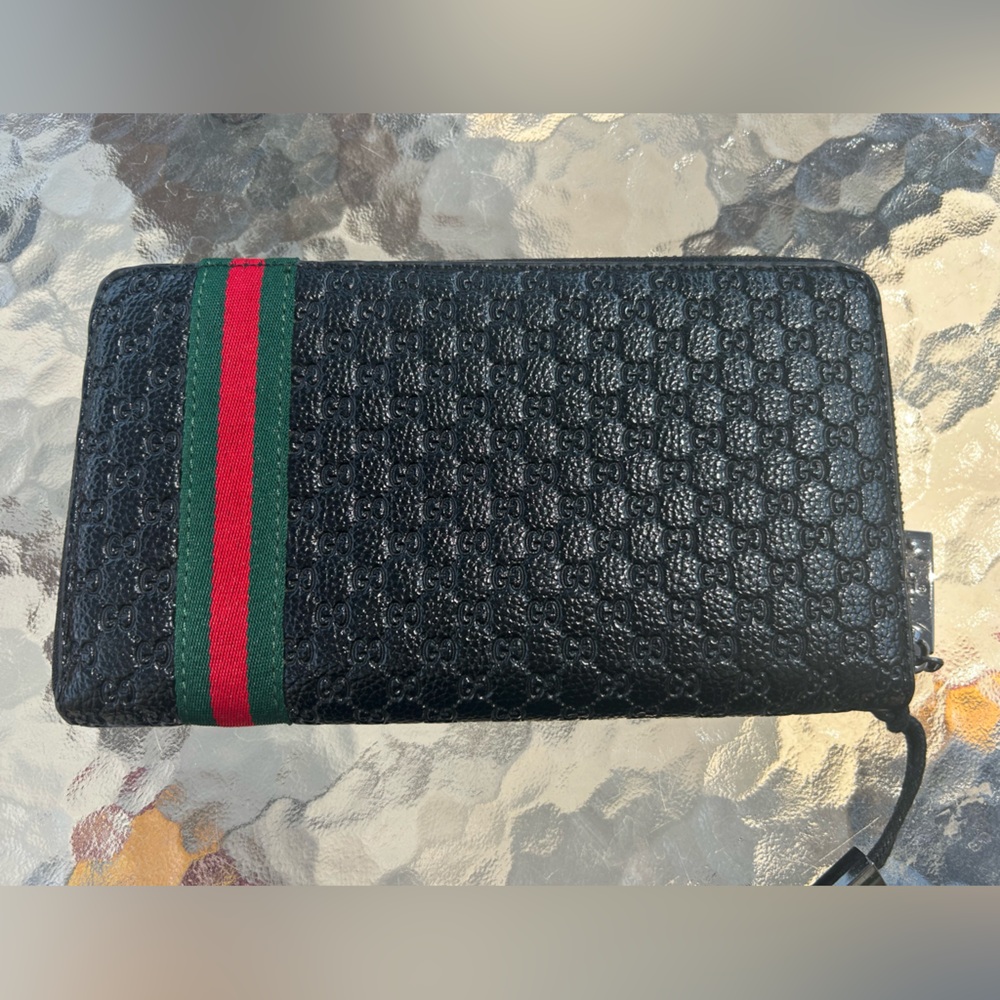 Black GG Long wallet